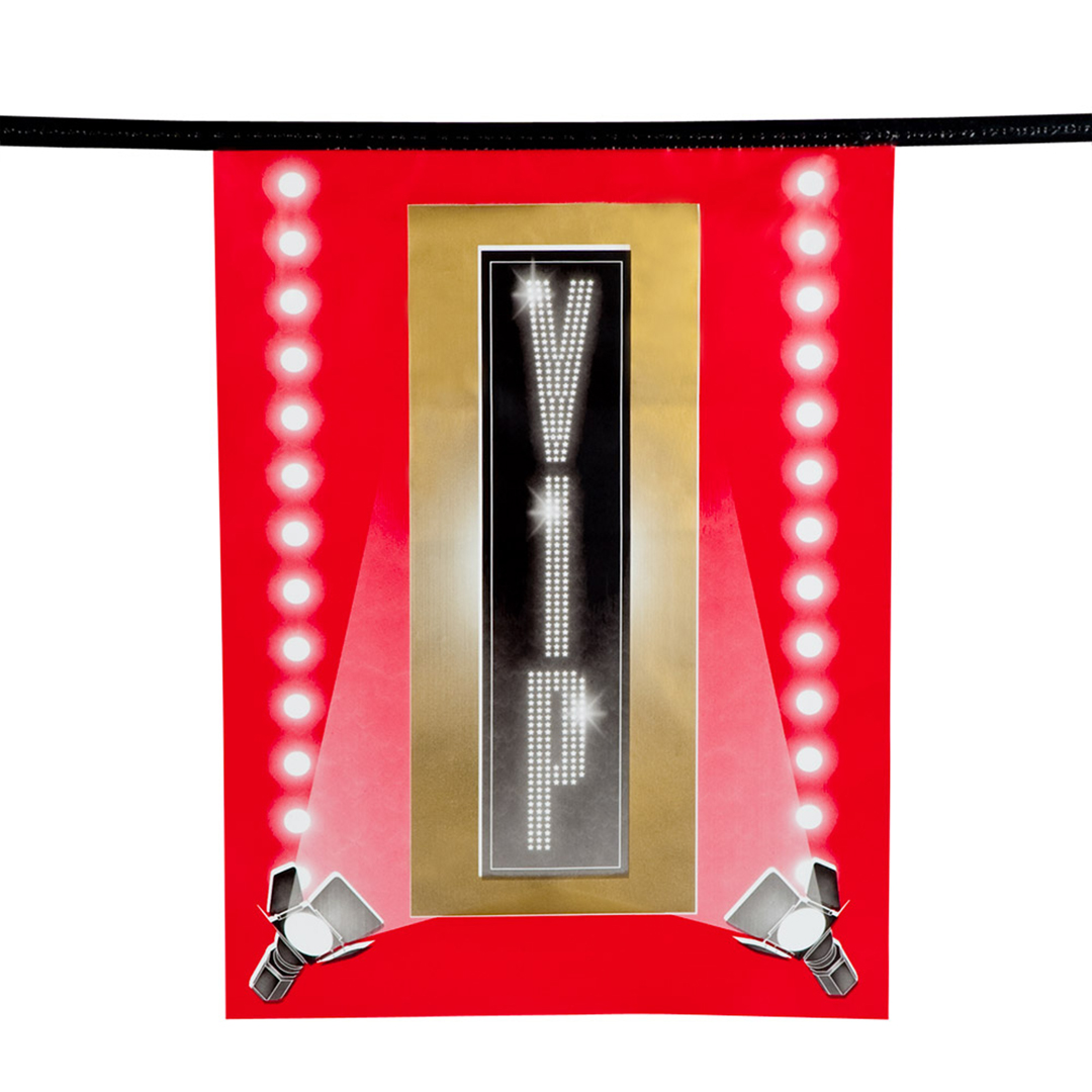 VIP Plastic Squared Bunting 6m View 4