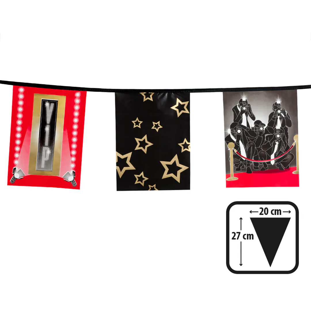 VIP Plastic Squared Bunting 6m View 5