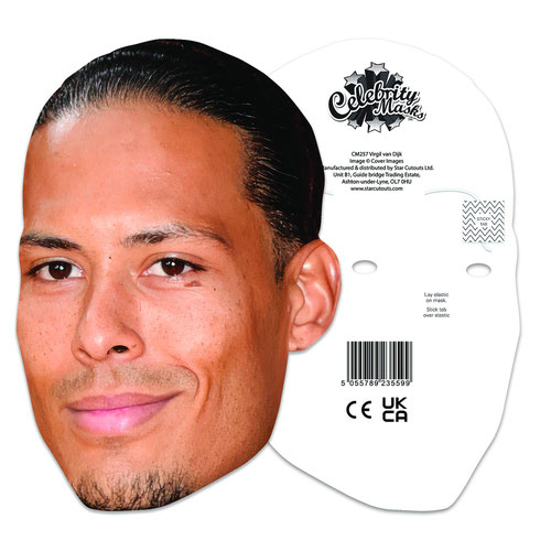 Virgil van Dijk Cardboard Face Mask Product Gallery Image
