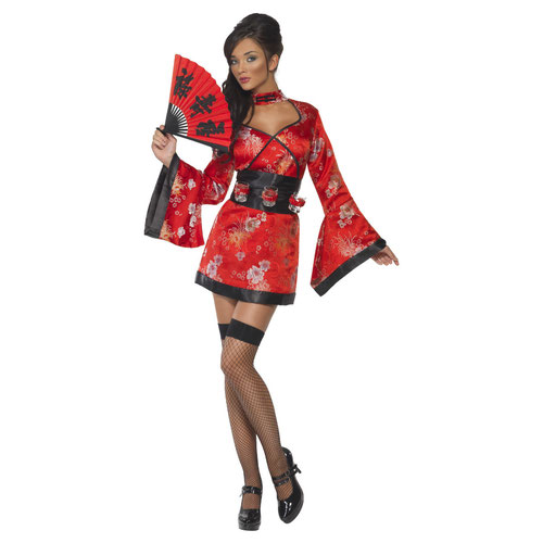 Vodka Geisha Fancy Dress Costume Ladies Small - UK 8-10 Product Gallery Image