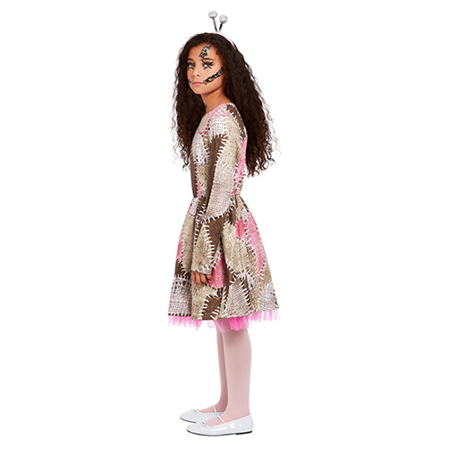 Voodoo Doll Girls Fancy Dress Costume Kids Small - Age 4-6 Product Gallery Image