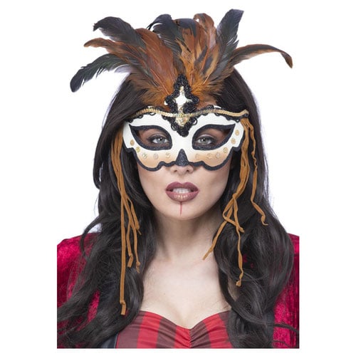 Voodoo Priestess Eyemask Fancy Dress Costume Accessory Adult One Size Product Image