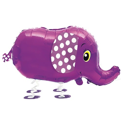 Walking Pet Elephant Foil Helium Balloon 81cm / 32 in Product Image
