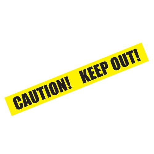 Halloween Warning Tape Decoration 6.1m Product Image
