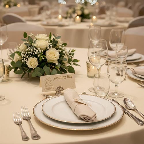 Wedding Cake Ivory Place Cards - Pack of 10 Product Gallery Image