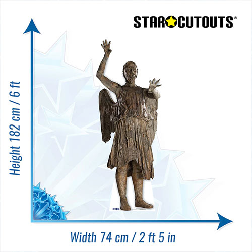 Weeping Angel Attacking Doctor Who Lifesize Cardboard Cutout 182cm Product Gallery Image