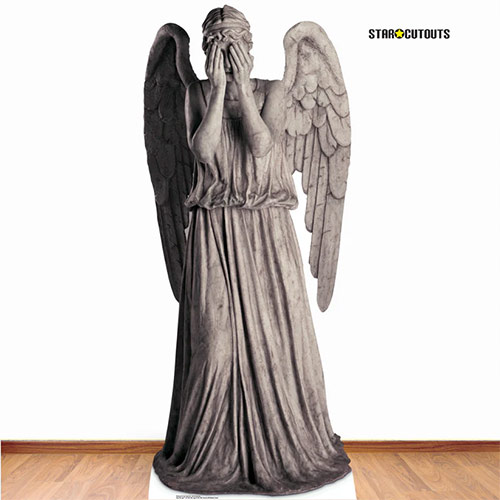 Weeping Angel Doctor Who Lifesize Cardboard Cutout 191cm Product Gallery Image