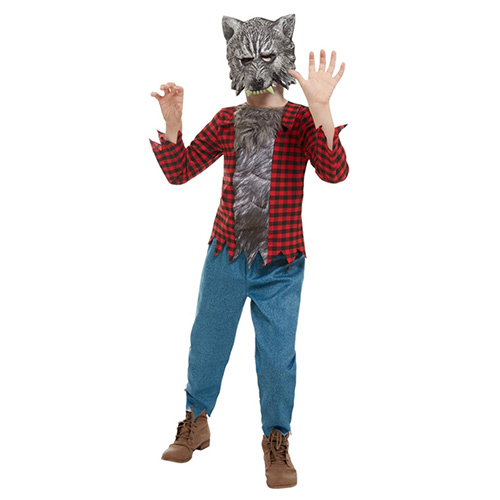 Werewolf Boys Fancy Dress Costume Kids Large - Age 10-12 Product Gallery Image