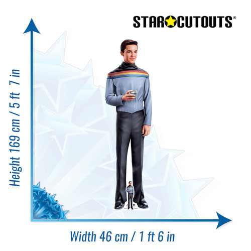 Wesley Crusher Star Trek Wil Wheaton Lifesize Cardboard Cutout 169cm Product Gallery Image