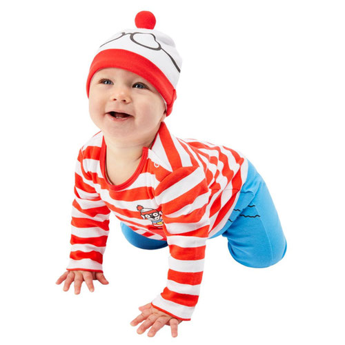 Where's Wally? Unisex Fancy Dress Costume Baby - 6-9 Months Product Gallery Image