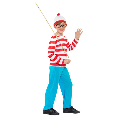 Where's Wally? Fancy Dress Costume Kids Small - Age 4-6 Product Gallery Image