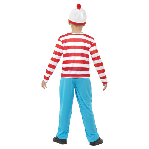 Where's Wally? Fancy Dress Costume Kids Small - Age 4-6 Product Gallery Image