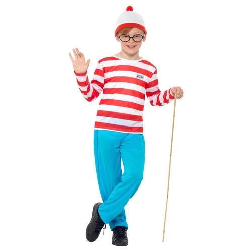 Where's Wally? Fancy Dress Costume Kids Small - Age 4-6 Product Gallery Image