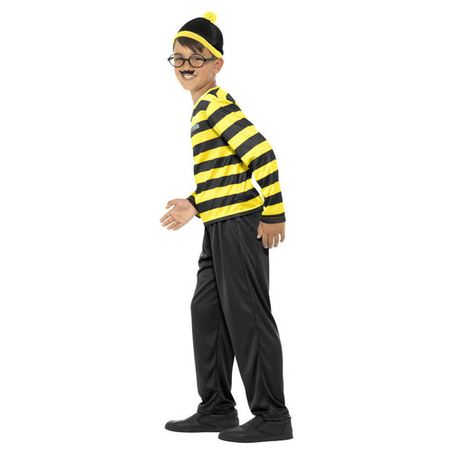 Where's Wally Odlaw Boys Fancy Dress Costume Kids Small - Age 4-6 Product Gallery Image