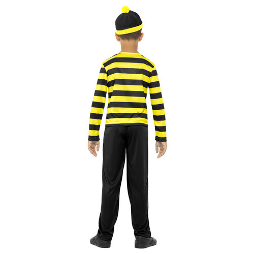 Where's Wally Odlaw Boys Fancy Dress Costume Kids Small - Age 4-6 Product Gallery Image