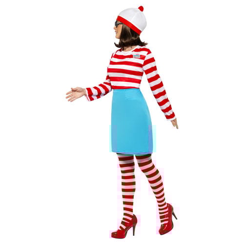 Where's Wally? Wenda Long Sleeve Fancy Dress Costume Ladies Small - UK 8-10 Product Gallery Image