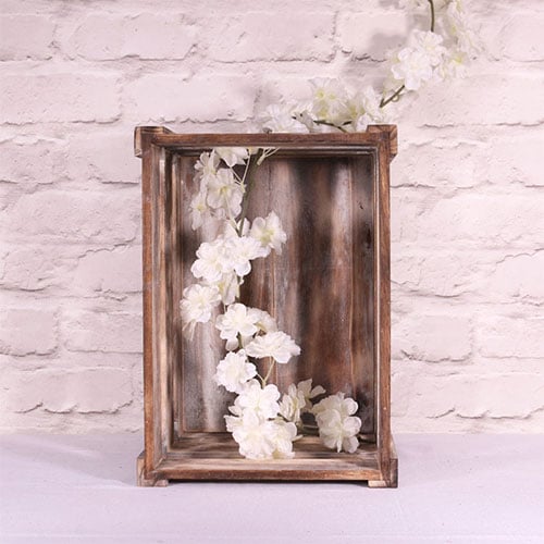 White Blossom Artificial Silk Flowers Garland 210cm Product Gallery Image