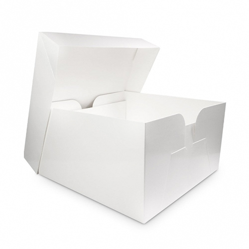 White Cake Box 30cm Product Gallery Image