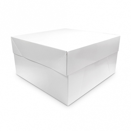 White Cake Box 30cm Product Gallery Image