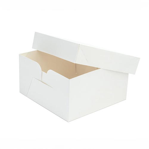 White Cake Box 30cm Product Gallery Image