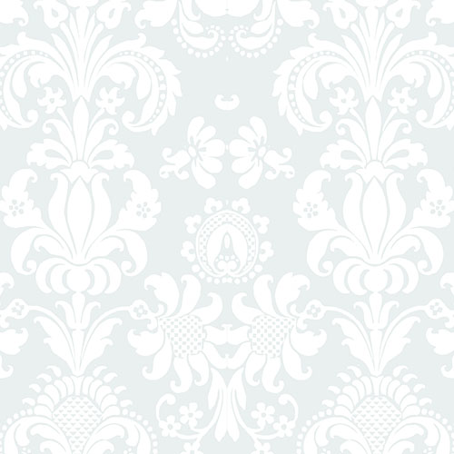 White Damask Design Large PVC Cake Photography Backdrop 137cm x 90cm