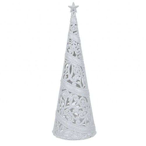 White Glitter Decorative Christmas Tree 24cm Product Image