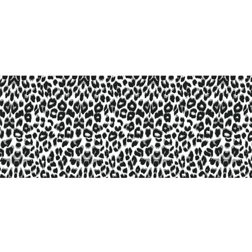 White Leopard Animal Print PVC Party Sign Decoration Product Image