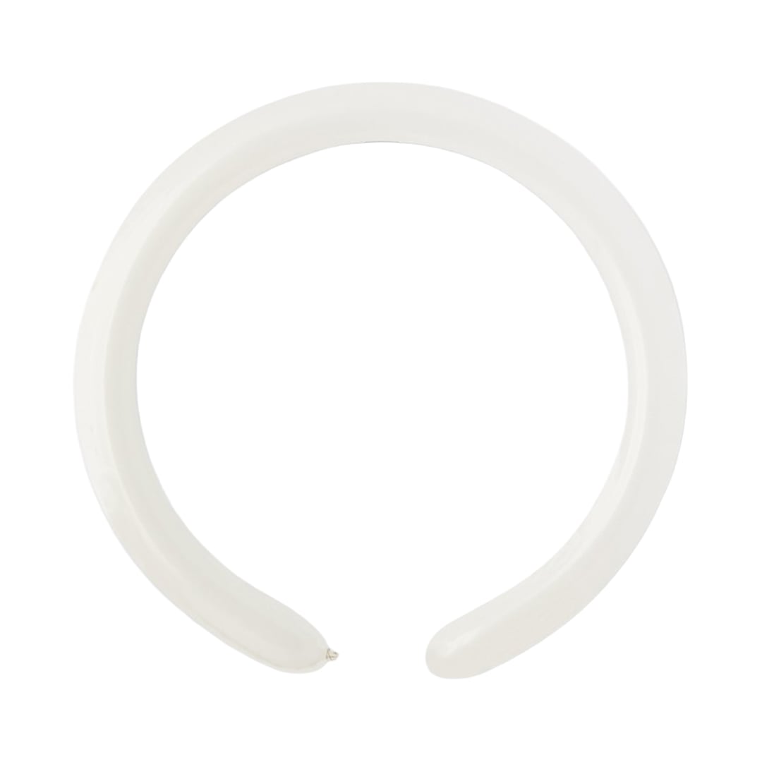 White Modelling 260 Latex Balloons - Pack of 100
