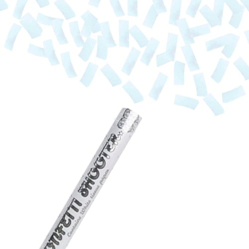 White Paper Biodegradable Extra Large Confetti Cannon 80cm Product Gallery Image