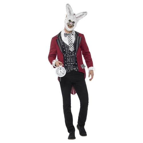 White Rabbit Deluxe Fancy Dress Costume Adult Mens Large Product Gallery Image