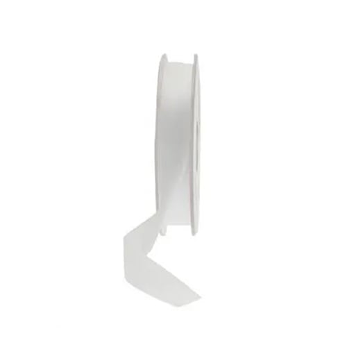 White Satin Faced Ribbon Reel 15mm x 20m Product Image