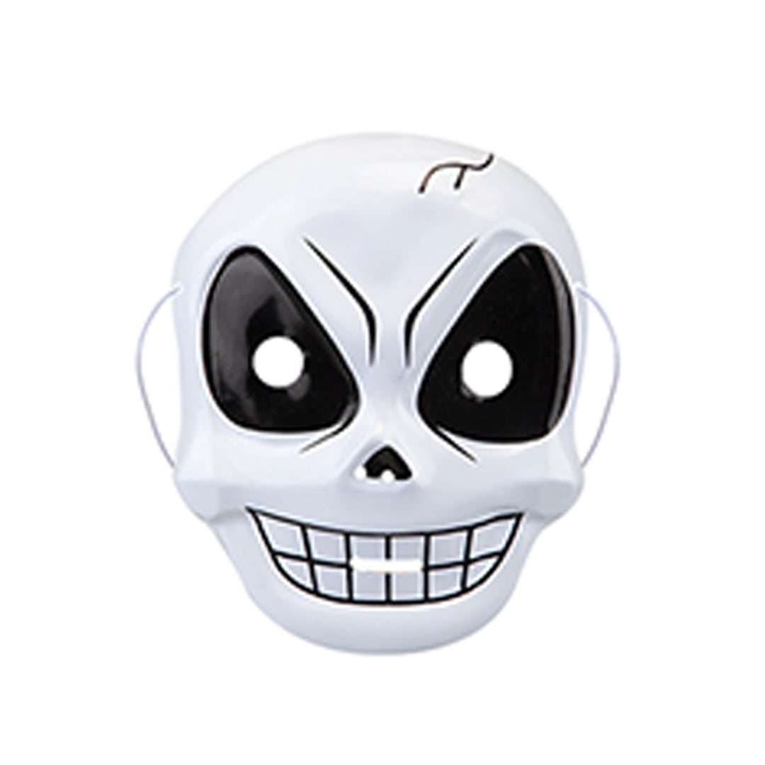 White Skeleton Skull Unisex Kids Halloween Fancy Dress Mask