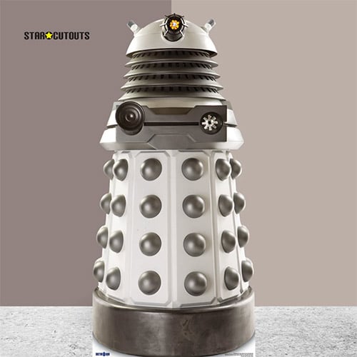 White Supreme Dalek Doctor Who Lifesize Cardboard Cutout 182cm Product Gallery Image