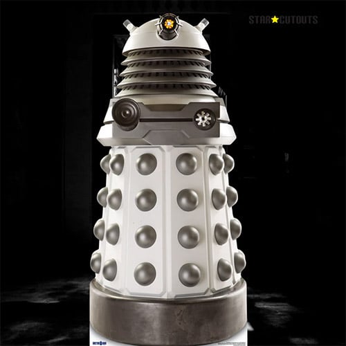 White Supreme Dalek Doctor Who Lifesize Cardboard Cutout 182cm Product Gallery Image