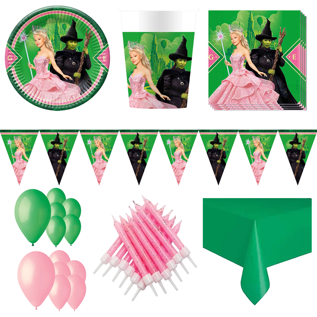 Wicked Glinda & Elphaba 16 Person Deluxe Party Pack