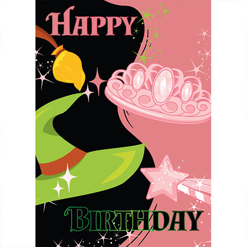 Wickedly Magical Happy Birthday Poster PVC Party Sign Decoration Product Gallery Image
