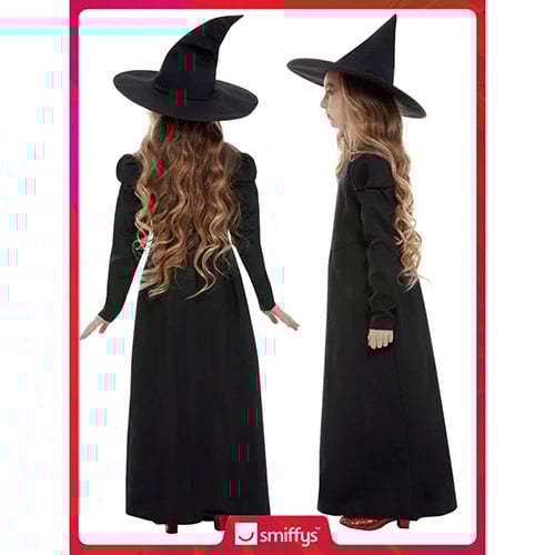 Wicked Witch Girls Fancy Dress Costume Kids Small - Age 4-6 Product Gallery Image