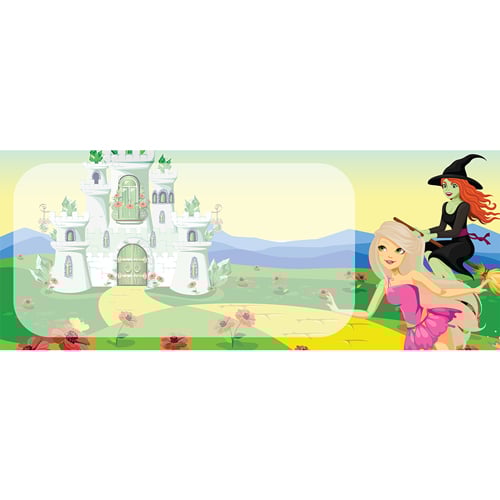 Wickedly Magical Castle Small Personalised Banner 4ft x 2ft Product Gallery Image