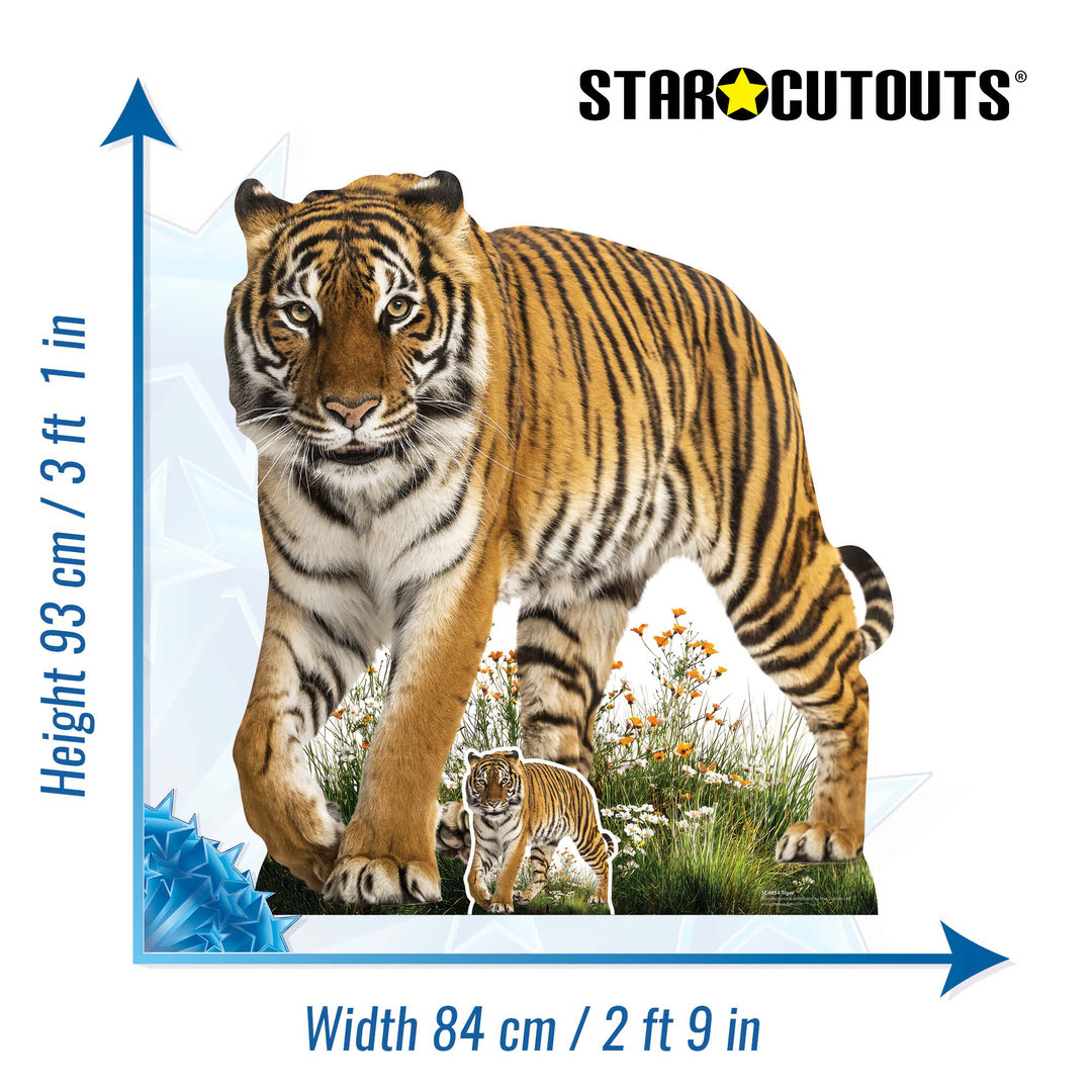 Wild Tiger Lifesize Cardboard Cutout 93cm Product Gallery Image