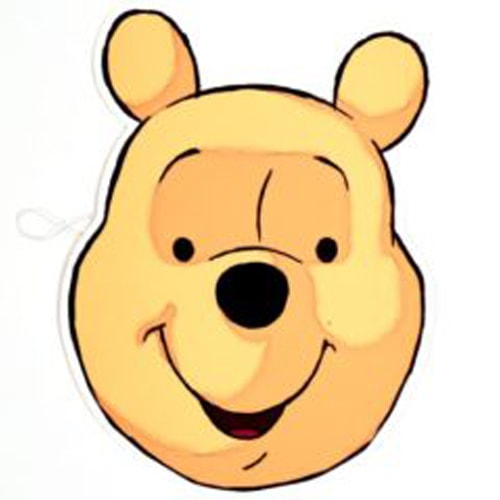 Winnie the Pooh Cardboard Face Mask Product Image