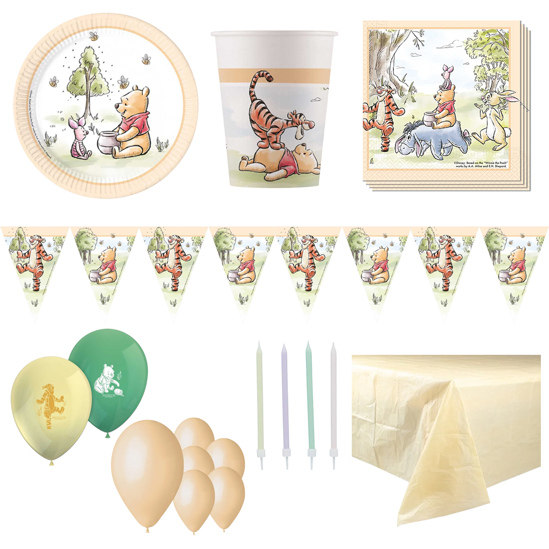 Winnie The Pooh Disney 16 Person Deluxe Party Pack