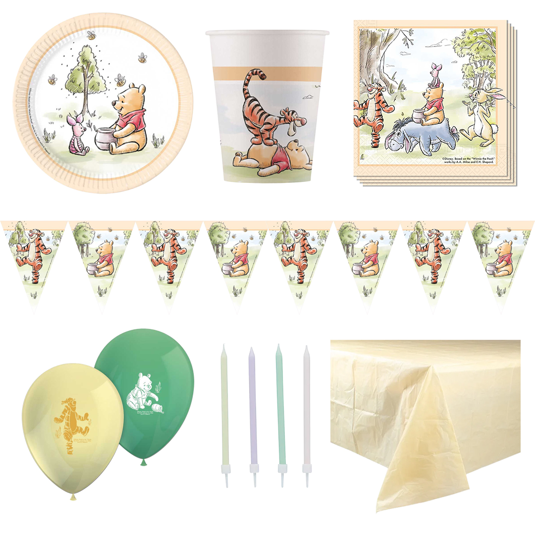 Winnie The Pooh Disney 8 Person Deluxe Party Pack