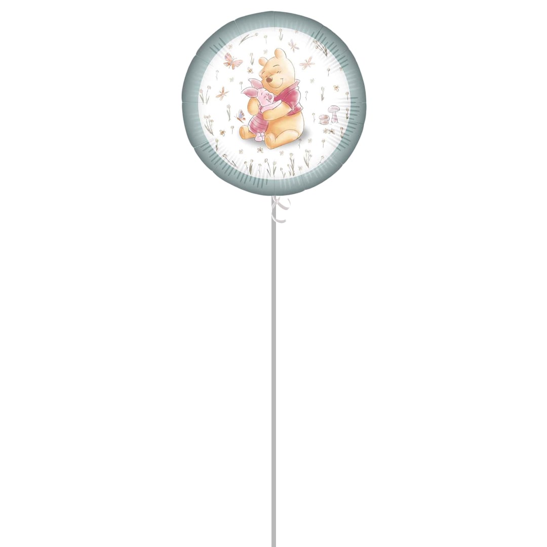 Winnie The Pooh Round Foil Balloon - Inflated Balloon In A Box Product Gallery Image