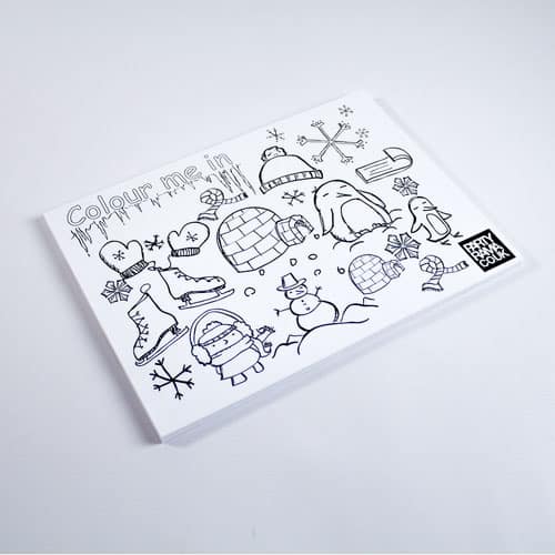 Winter Themed A4 Colouring sheet Product Image