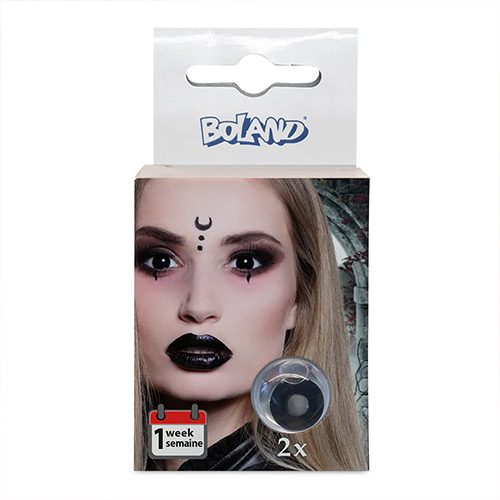 Witch Black Halloween Contact Lenses Product Gallery Image