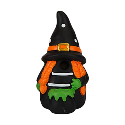 Witch Gonk LED Light Up Halloween Ornament Decoration 12cm
