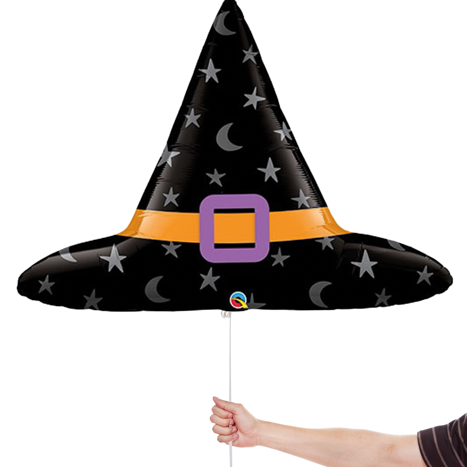 Witch Hat Halloween Giant Foil Qualatex Balloon 102cm / 40 in View 2