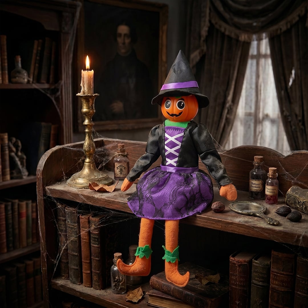 Witch Outfit for Boo Crew Halloween Doll