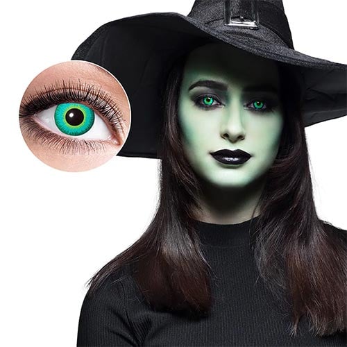 Witchcraft Green Halloween Contact Lenses Product Gallery Image
