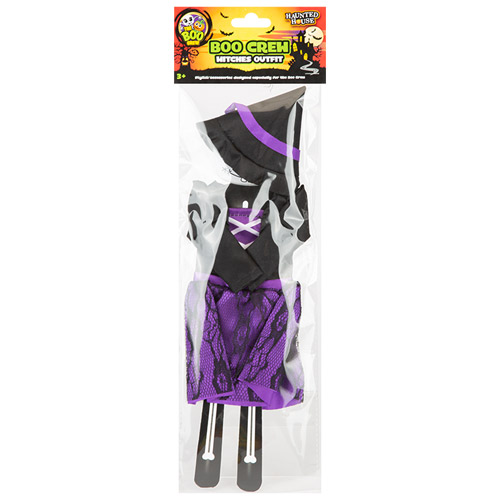 Witch Outfit for Boo Crew Halloween Doll Product Gallery Image